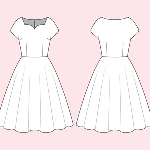 CALLIE DRESS Made To Order Dress Custom Made Dress Pick a Fabric Vintage Dress Bridesmmaid Dress Party Dress Prom Dress Plus Size Clothing