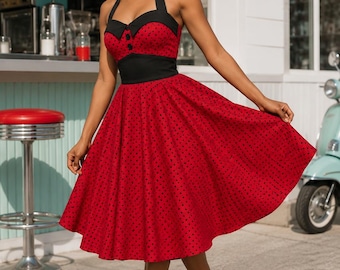 red vegas dress Outfit Ideas for Plus Size & Mid-Size Women  Caralyn Mirand Perfect for party nights Viva Las Vegas Dress/red Tulle