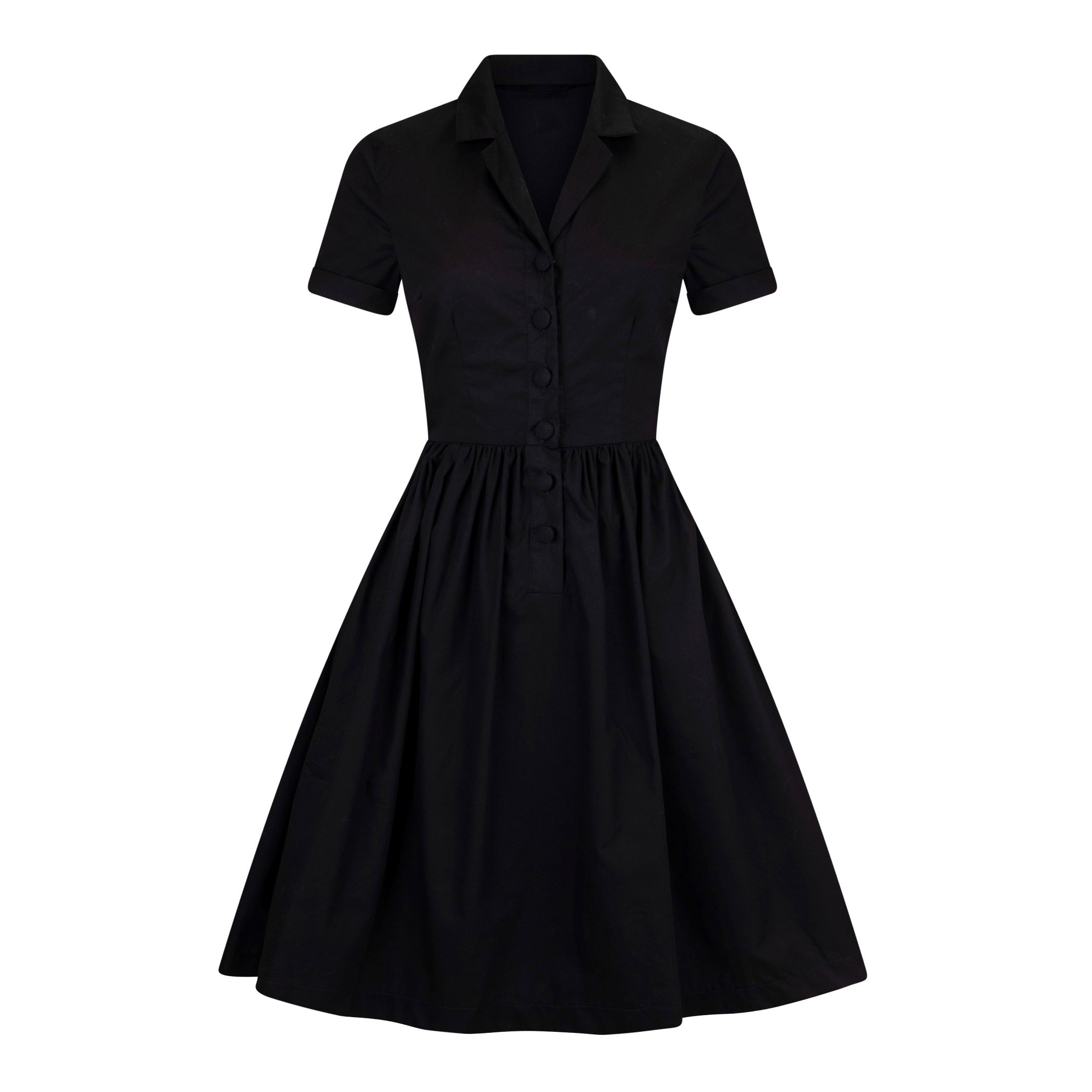 black funeral dress