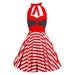Independence Day Dress 4th July Dress Patriotic Dress Red White and Blue Dress Vintage PinUp Dress Retro Dress Rockabilly Dress 50s Dress 