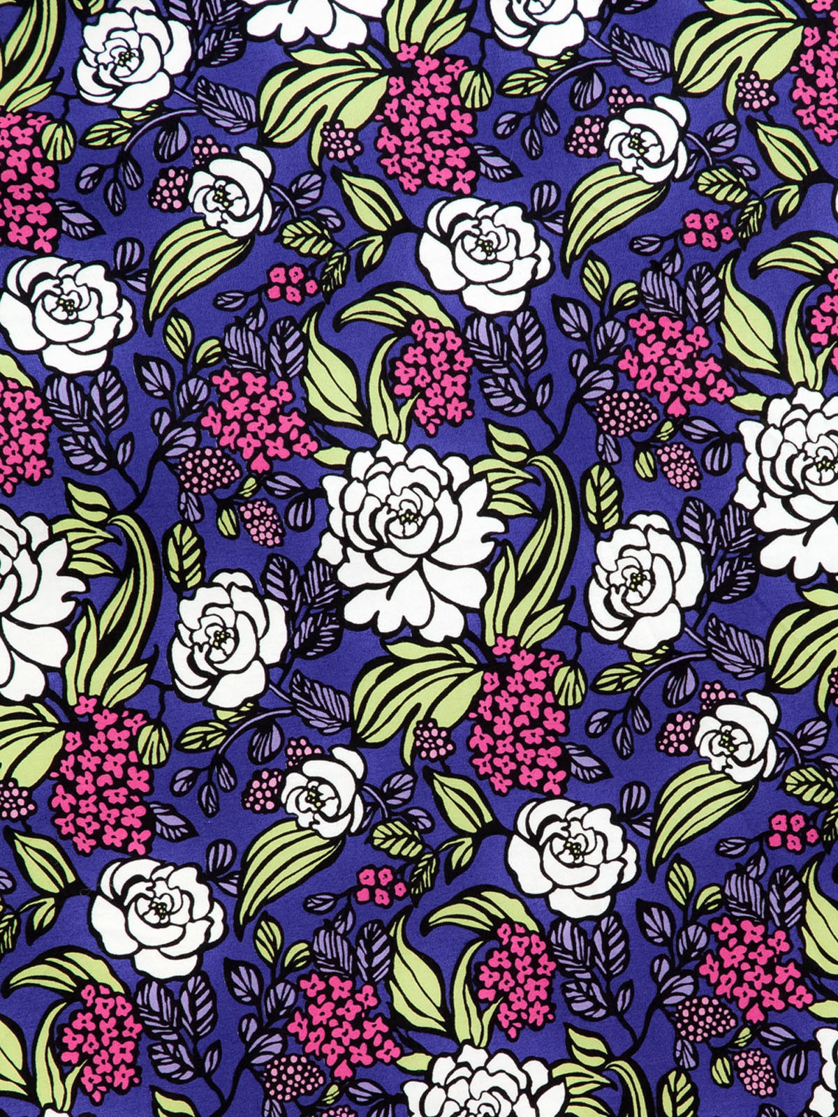 Retro Flowers Party Doggy Dress
