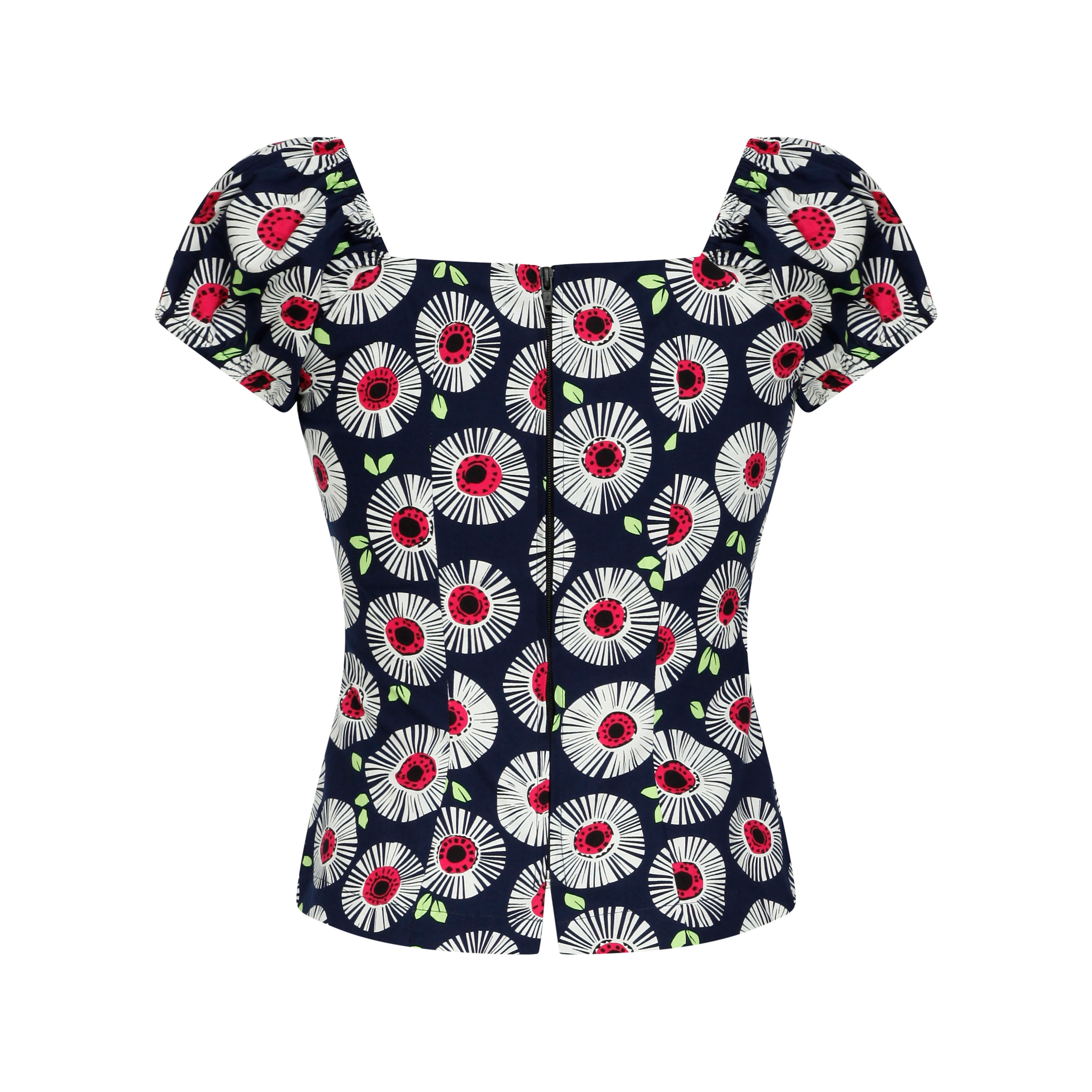 Retro Blouse 70s Clothing Floral Blouse Women Blouse Summer Etsy