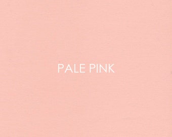Tessuto di cotone rosa pallido – tinta unita per quilting e abbigliamento, tagliato su misura