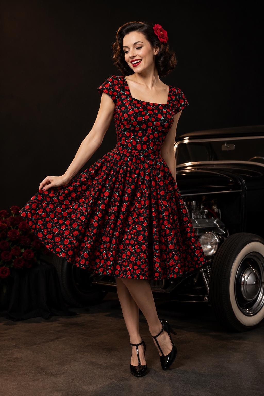 Poppy Red Bridesmaid Dress