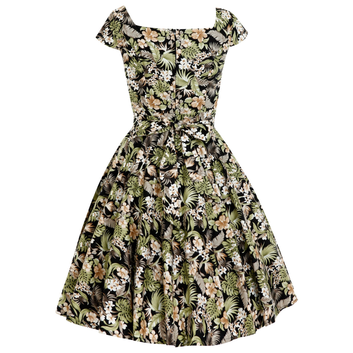 1950s Dress Vintage Dress Summer Dress Tropical Dress Hawaiian | Etsy