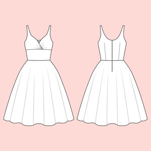 OPAL CUSTOM MADE Dress in Your Choice of Fabric! Vintage Dress Pinup Dress Retro Dress 1950s Dress Bridesmaid Dress Party Dress Prom Dress