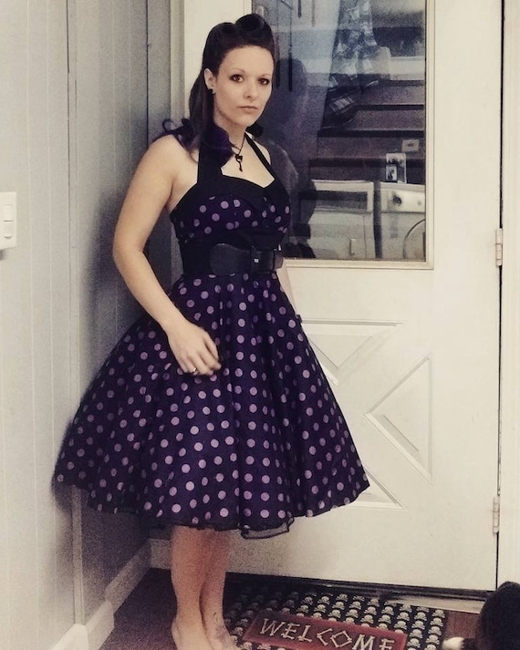 polka dots retro style