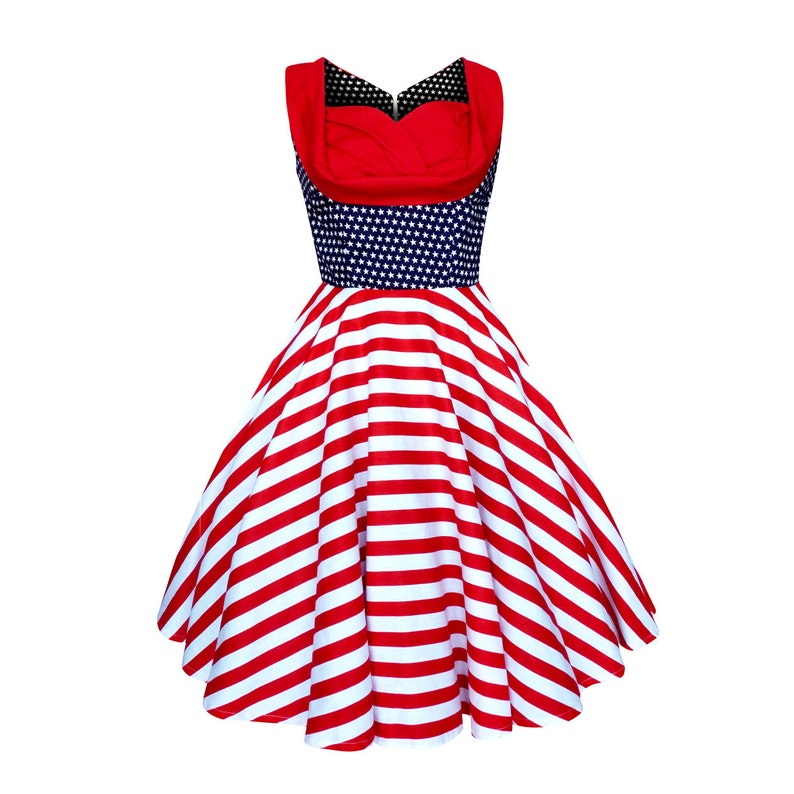 USA Flag Dress Independence Day Dress 4th of July Dress USA Etsy