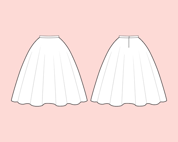 Full Circle Skirt Custom Made Skirt Made to Order Skirt With Pockets Swing Skirt Pinup Skirt 50s Party Skirt Plus Size Skirt Skater Skirt Etsy