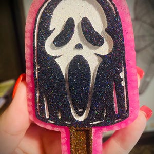 Scream Popsicle Freshie, Scent: Flip Flops, Summerween, Horror, Spooky, Car Air Freshener, Freshie, Freshy, Gifts