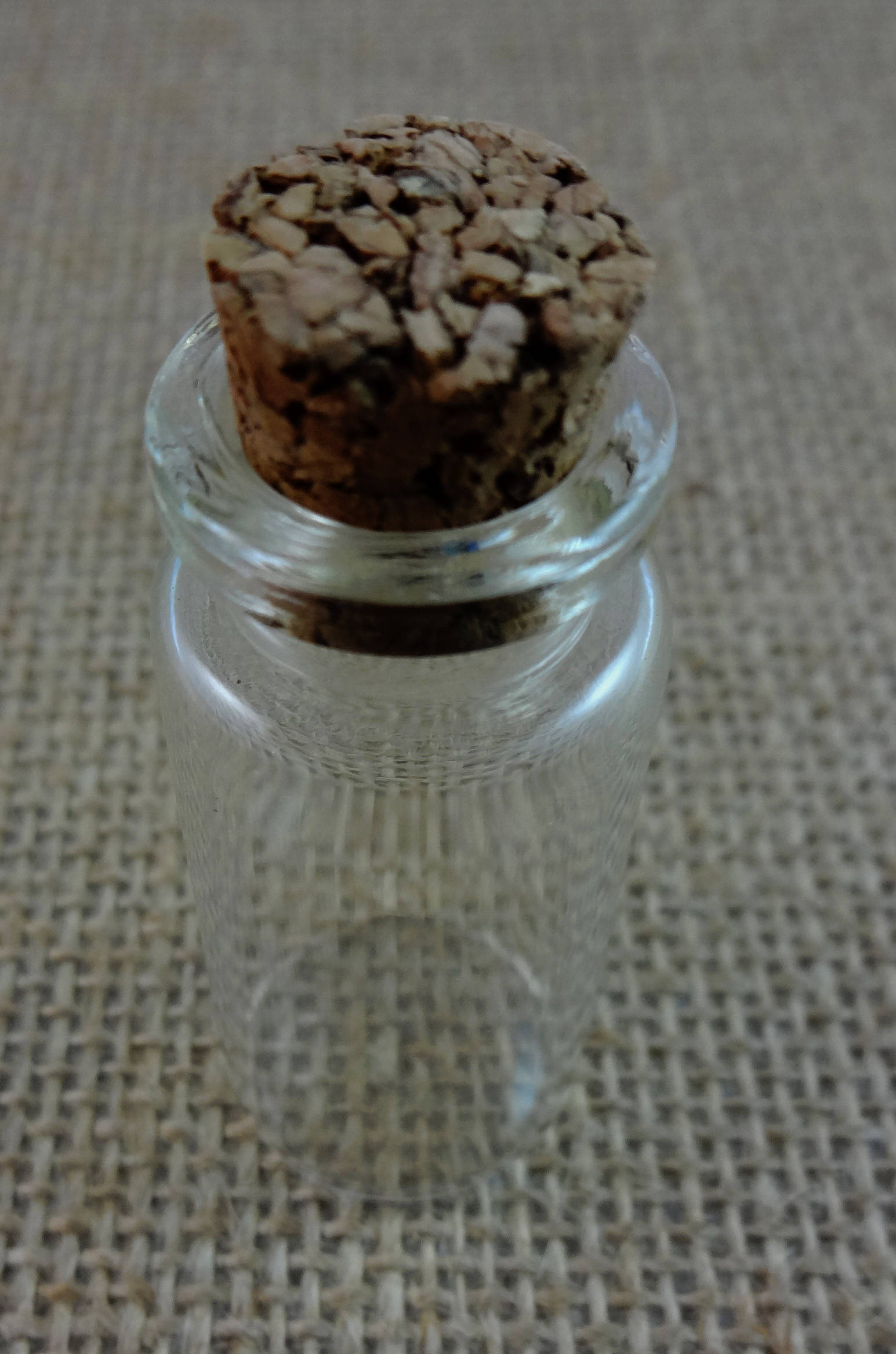 Mini Glass Containers With Cork Tops Set of Six to Store Etsy