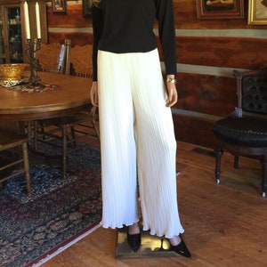 Electric pleated square pants top