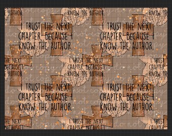 Seamless File. Religious. Prayers. Cross. I trust the next chapter. Lord. God. Glitter. PNG. Instant Download.