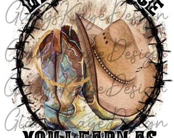 Instant Download. PNG File. Western Cow boots. Lifes a Dance.