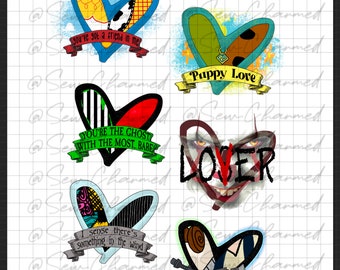 PNG. Instant Download. Bundle. Valentine. Hearts. Characters.Facebook Exclusive