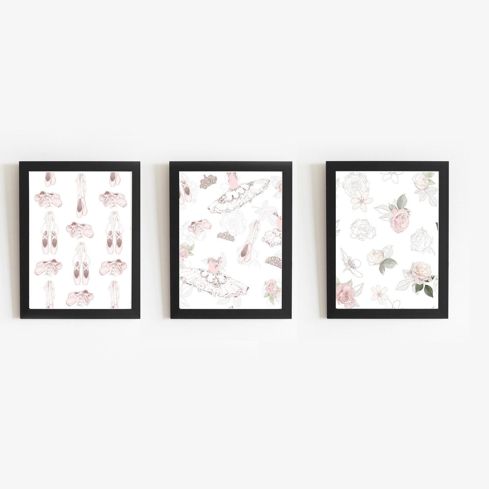 ballet set - set of 3 8 x10 prints