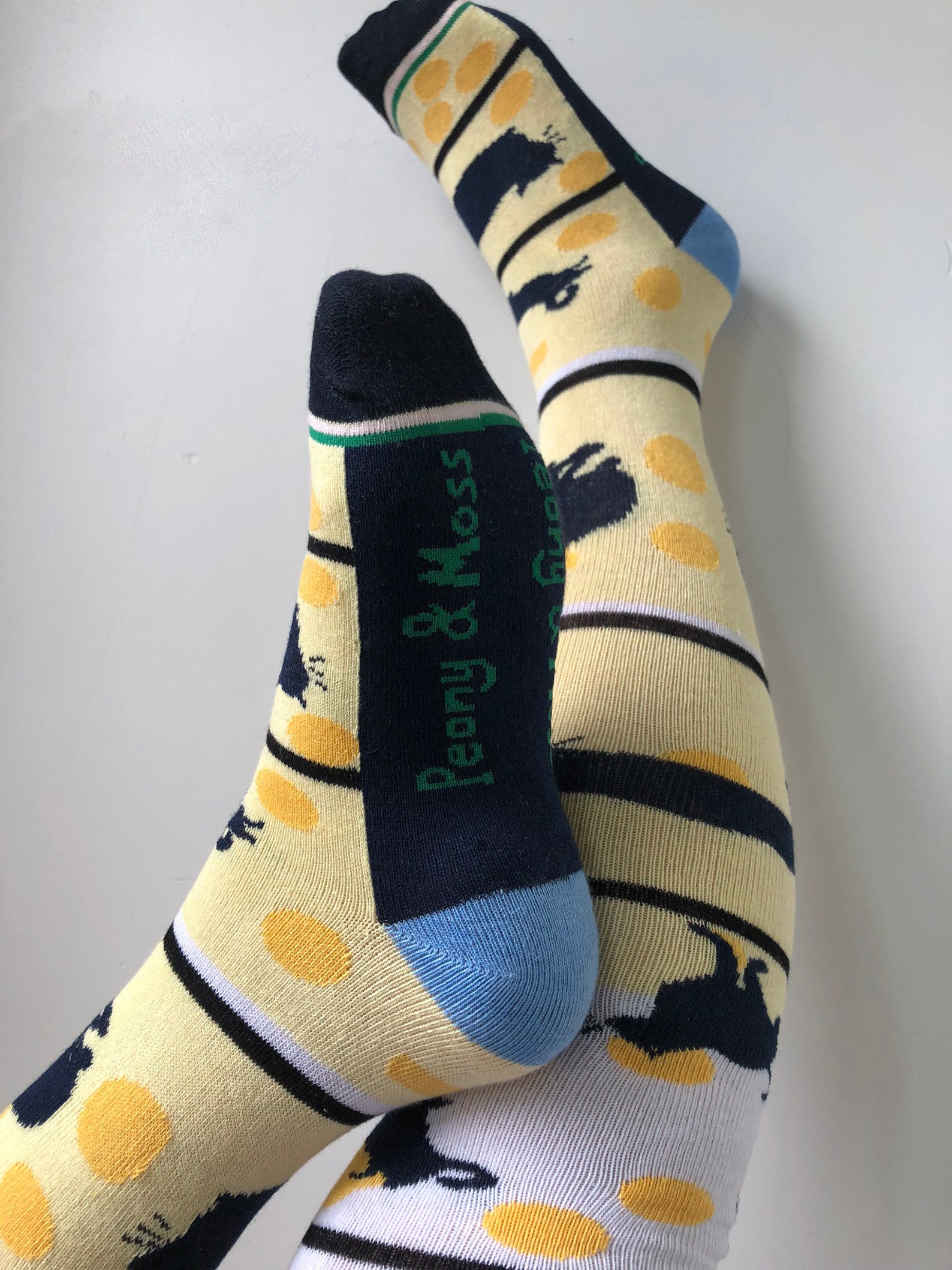 Cat Knee Socks Boho Accessories Hippie Chic Bohemian Knitted Etsy