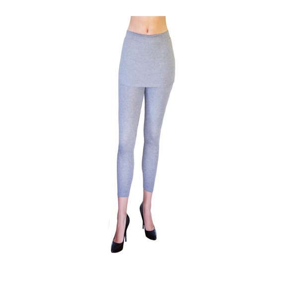 workout pants with skirt attached