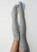 Thigh High Socks, Over the Knee Socks, Women's Long Knitted Boot Socks, Cable Knit Stockings, Bath and Body, Sexy Lingerie Gift PM-088S 