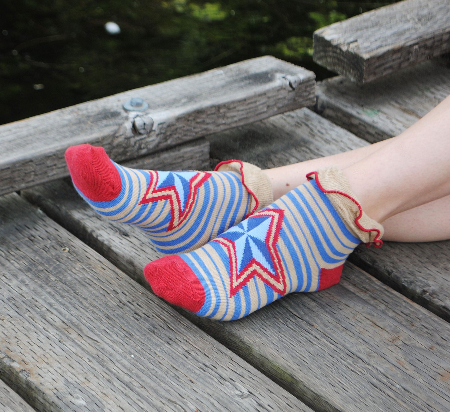 Cute Ankle Socks Women's Fun Socks Frilly Socks Etsy