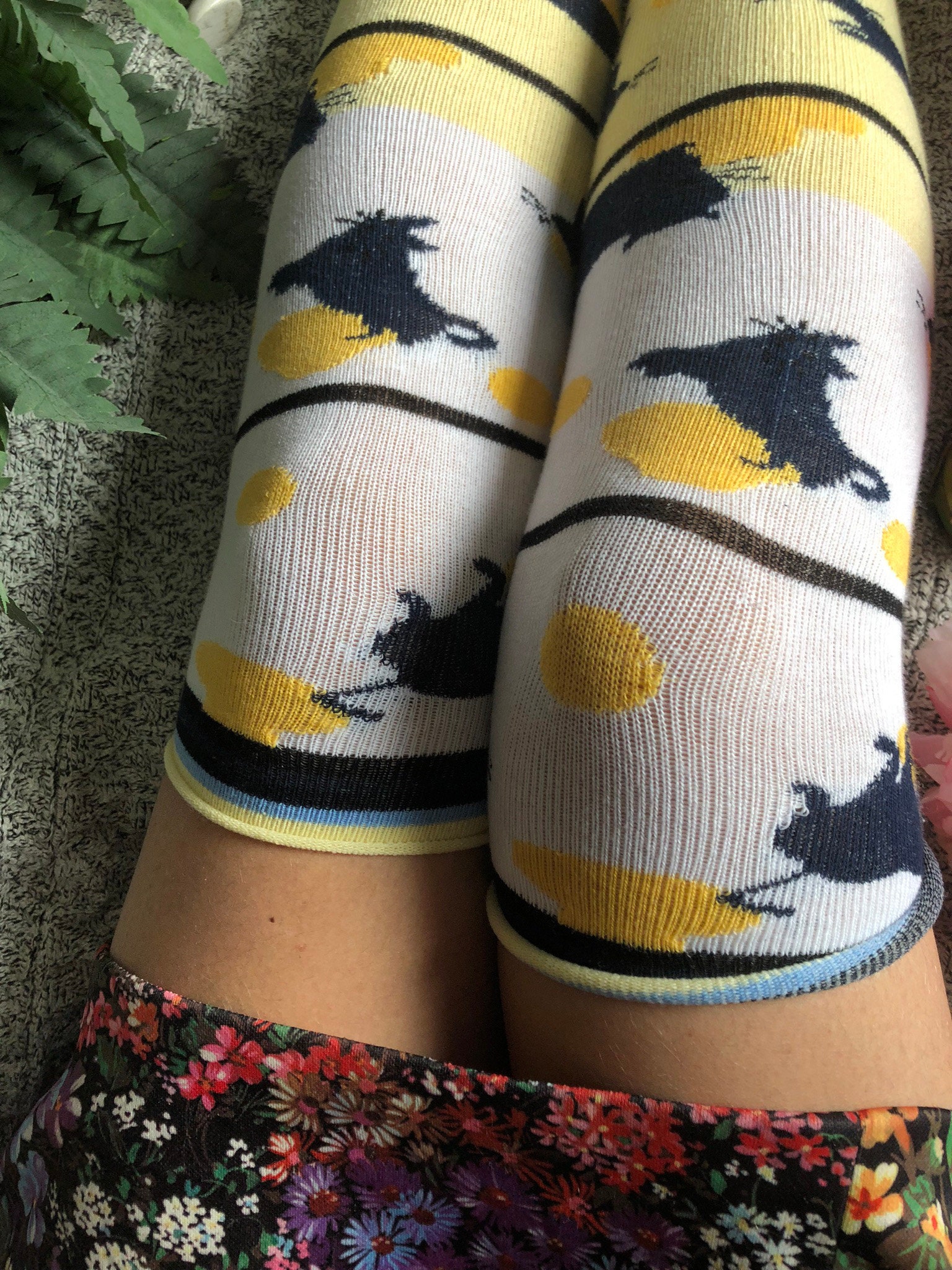 Cat Knee Socks Boho Accessories Hippie Chic Bohemian Knitted Etsy