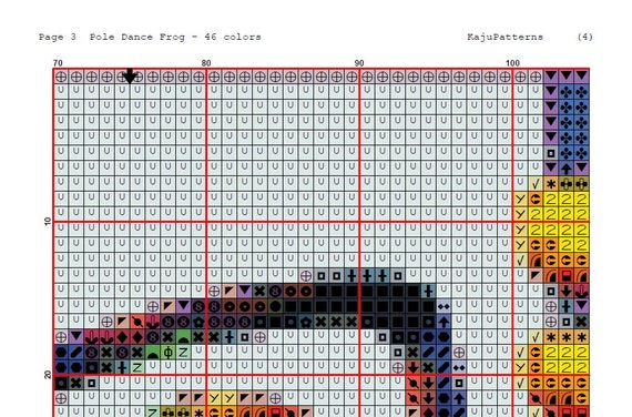 Cross Stitch Color Chart