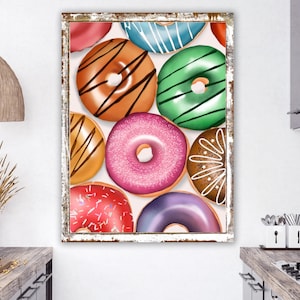 Donuts Art Print