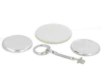 1.5 Inch Snake Key Chains Tecre Button Press Parts - You Choose Quantity - 25-250 Complete Sets - 1 1/2&quot; Button Machine Supplies