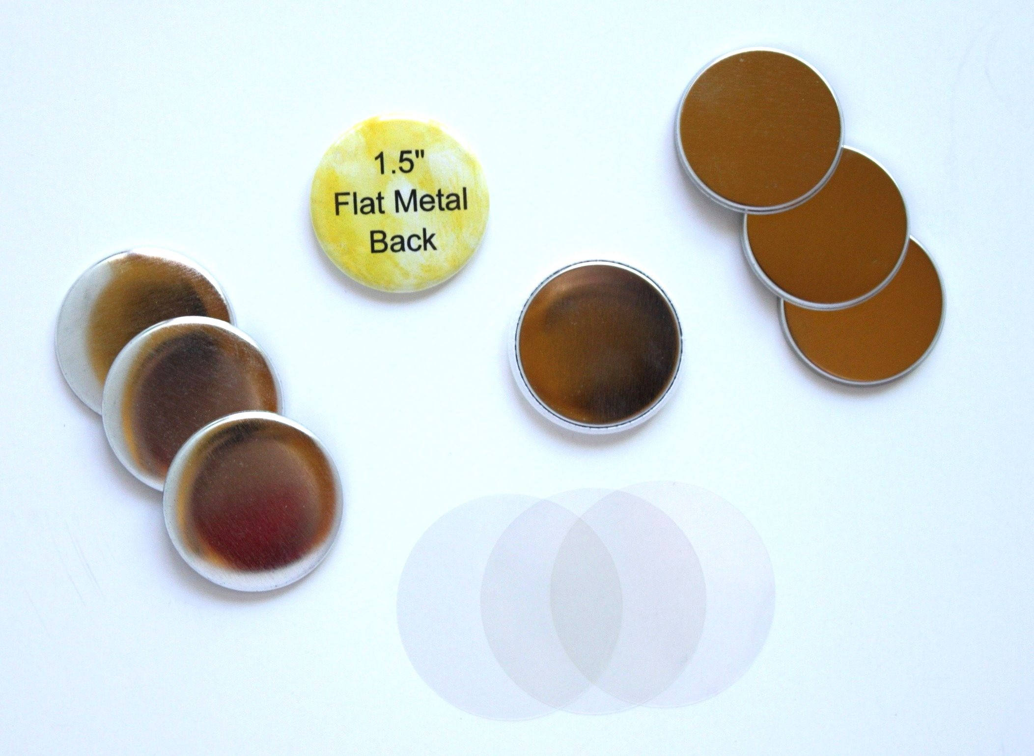 3.5 3-1/2 Inch Button Making Kit - Tecre Button Maker Machine, Tecre  Graphic Punch, 500 Pin Back Button Parts