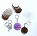 2.25 Inch Chain Key Chain Complete Button Sets for Tecre Button Press - You choose quantity 25-250 sets -2.25' Button Maker Machine Supplies 