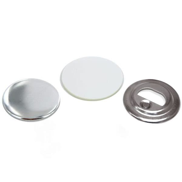 1.5 Inch Metal Flat Back Buttons Complete Sets for Tecre Button