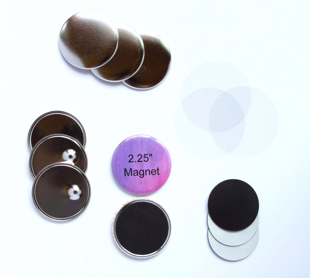 2.25 Inch Magnet Complete Button Sets for Tecre Button Press - You ...