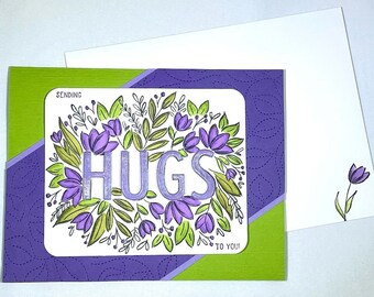 Thinking of Her Card, Best Friend Card, Card for Friend, Love Friend Card, Card for Her, Get Well Soon, Women Inspirational