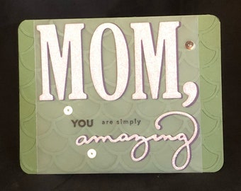 Mother's Day from Daughter, Mother's Day from Son, Mother in Law Card, Mothers Day Gift from Daughter, Mothers Day Gift from Son