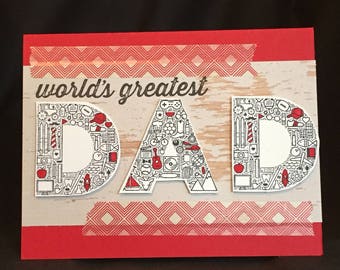 Dad Card Daughter, Father's Day from Son, Dad's Day from Daughter, Fathers's Day Card from Wife, For Father from Son, For Dad from Girl