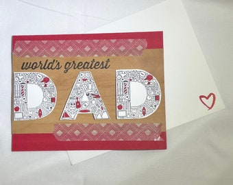 Dad Card Daughter, Father's Day from Son, Dad's Day from Daughter, Father's Day Card from Wife, For Father from Son, For Dad from Girl