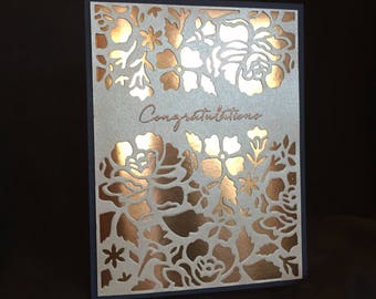 Handmade Wedding Card, Daughter Engagement, Marriage Them Card, Engagement Her Card, Congrats Friend Her, Friend Wedding Card