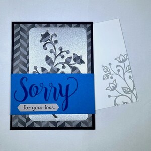 Carte de condoléances, Carte de condoléances, perte d'un bébé, Sympathie pour elle, Carte de grossesse, Perte de la mère, Perte d'un frère ou d'une sœur