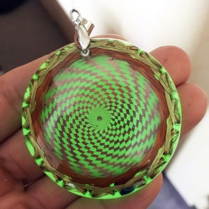 Dr. Patrick Flanagan's Cosmic Sensor Plate Double Coil Pyramidal Resonator Pranic Device Pendant for Energy Healing image 2