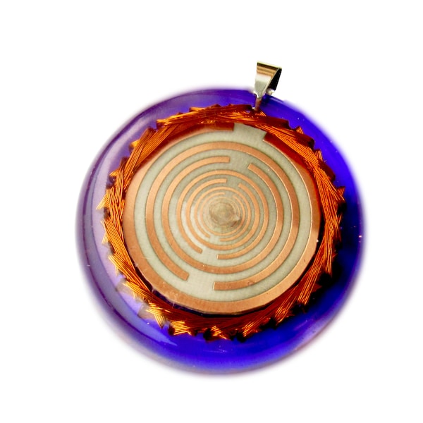 Pranic Energy Pendant: Lakhovsky's Multi-Wave Oscillator (MWO) with Quartz & Metal for Healing and Balance"