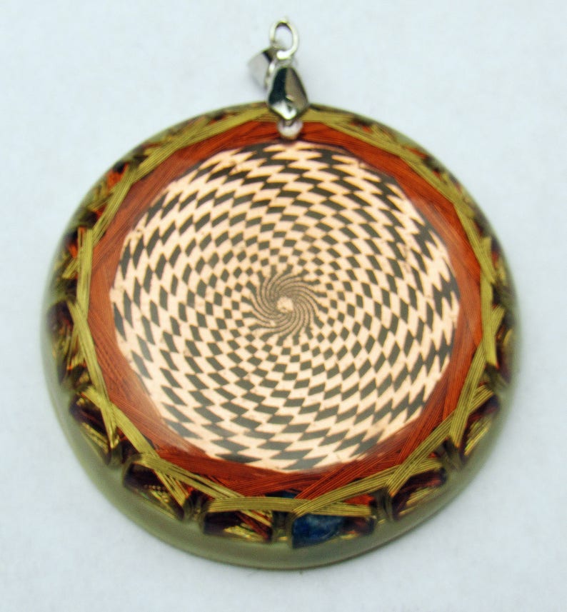 Dr. Patrick Flanagan's Cosmic Sensor Plate Double Coil Pyramidal Resonator Pranic Device Pendant for Energy Healing image 1