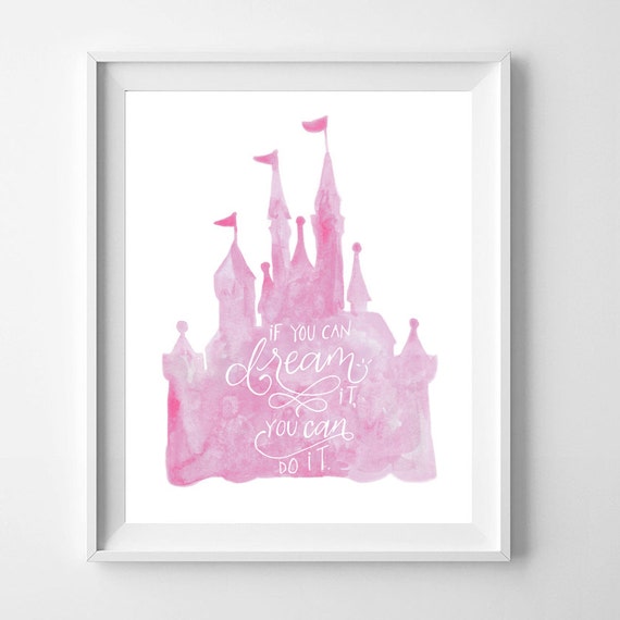 Wenn Du Es Träumen Kannst Sie Schaffen Es Walt Disney Zitat Etsy