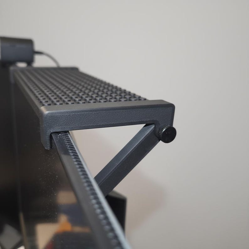 LEGO® - Compatible Monitor Shelf - Universal Fit Clip-On Screen Shelf for Minifigs, Webcam & Desk Decor image 3