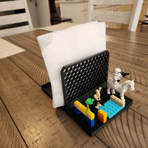 Brick-Compatible Napkin Holder: 3D Printed Table Caddy