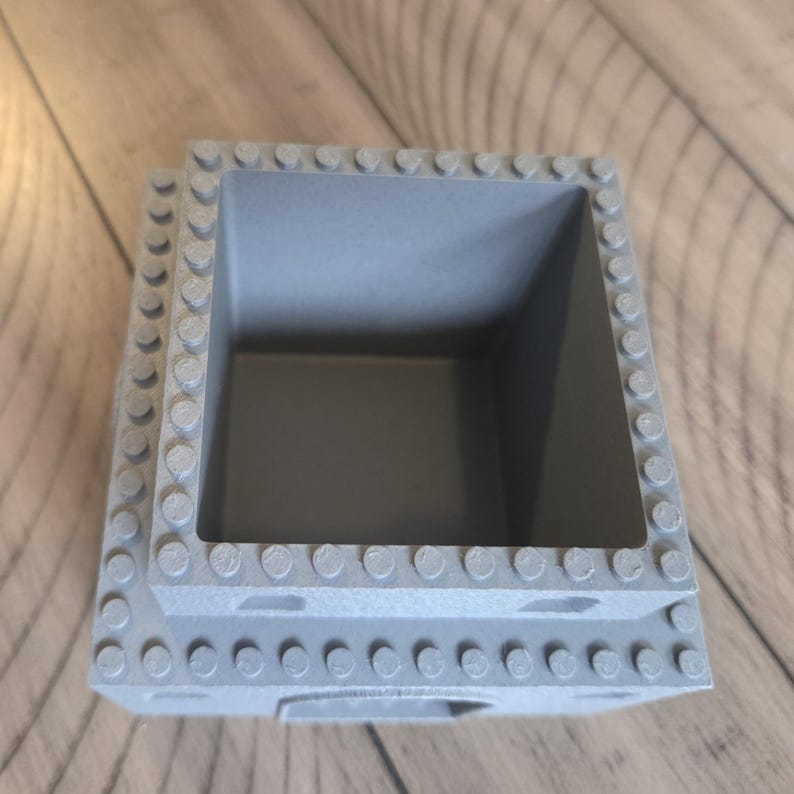 LEGO Compatible Castle Planter with Minifigure Display image 4