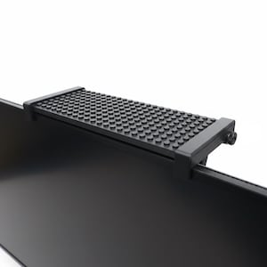 LEGO® - Compatible Monitor Shelf - Universal Fit Clip-On Screen Shelf for Minifigs, Webcam & Desk Decor image 8