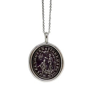 The Baptism of Jesus by John the Baptist- Wax Seal Pendant