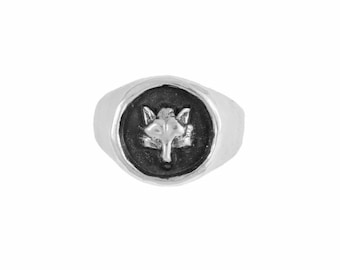 Fox Seal Signet Ring