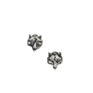 Fox Head Stud Earrings