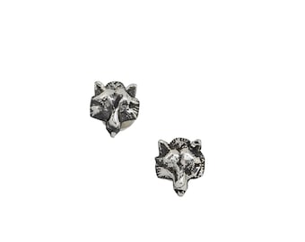 Fox Head Stud Earrings